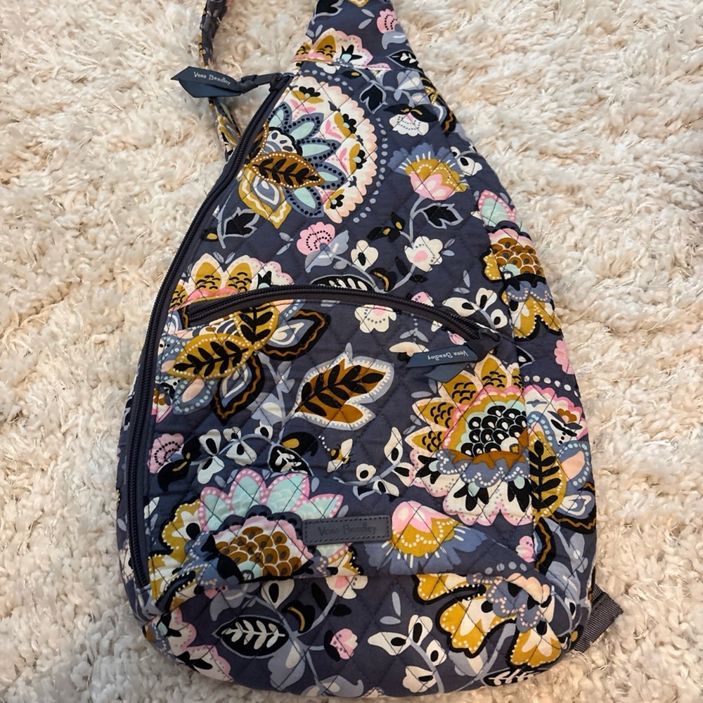 Vera Bradley Essential Sling Backpack in Charmont Meadow